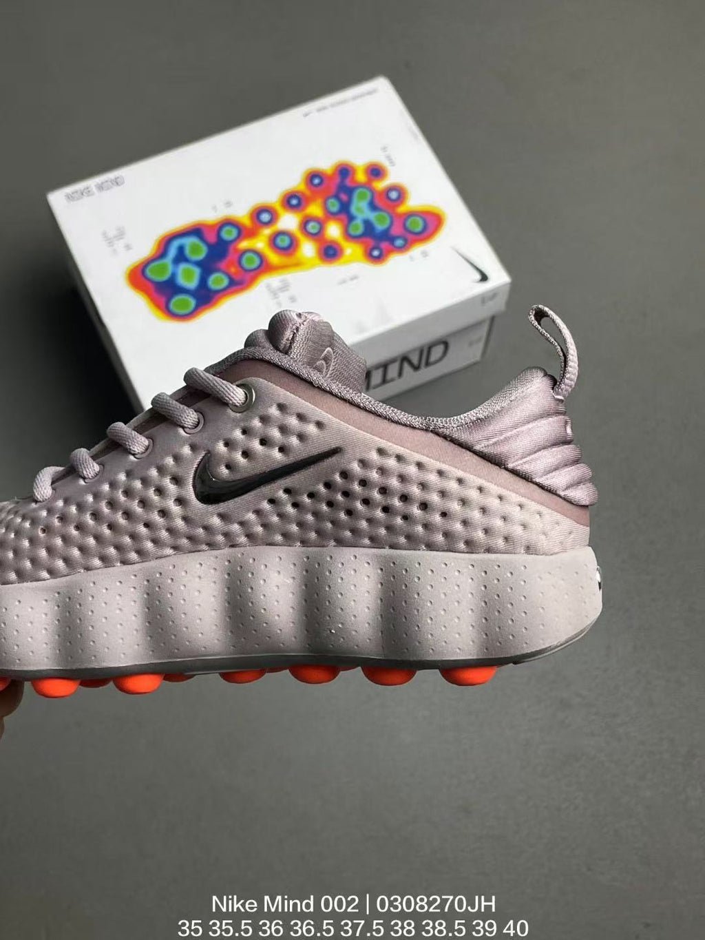 Nike Mind 002 Lace-Up Sneakers – Grey
