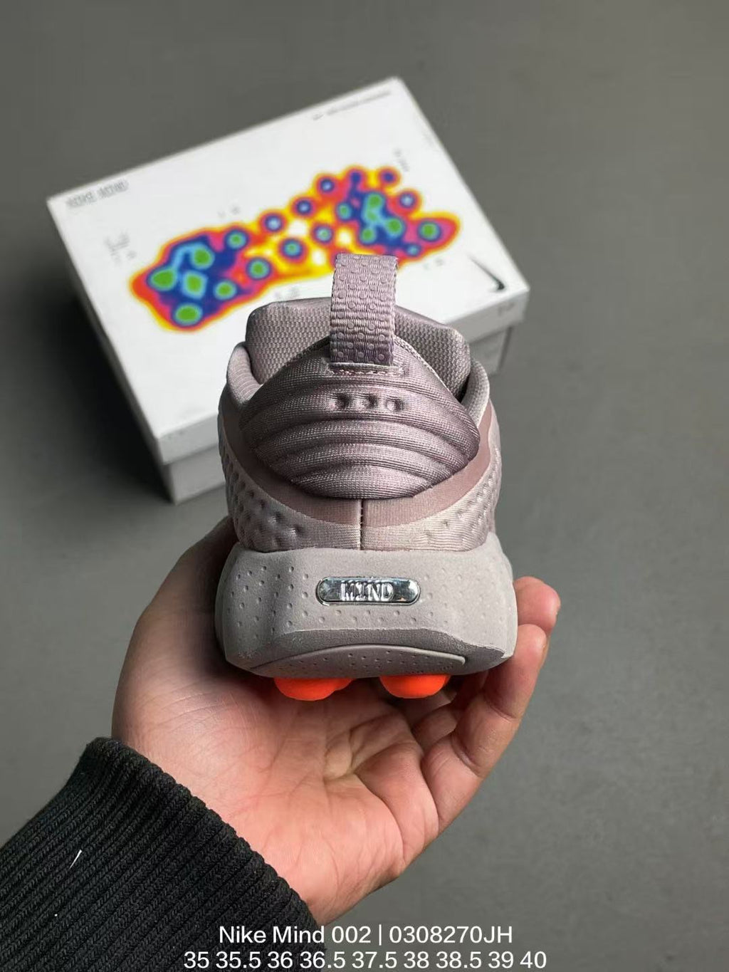 Nike Mind 002 Lace-Up Sneakers – Grey