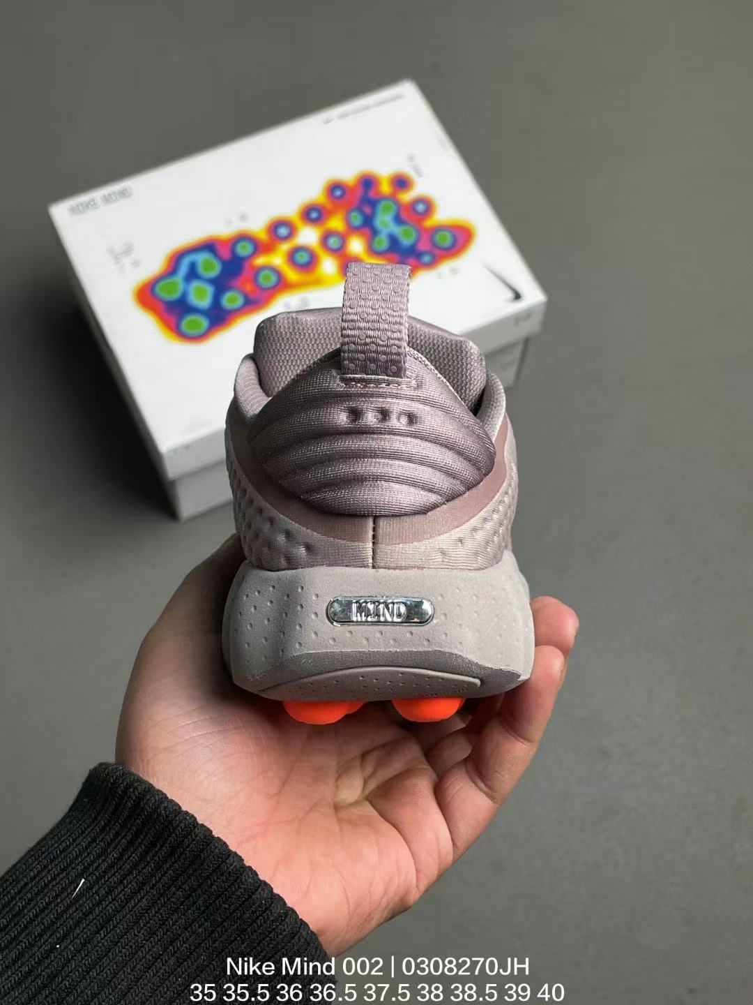 Nike Mind 002 Lace-Up Sneakers – Grey