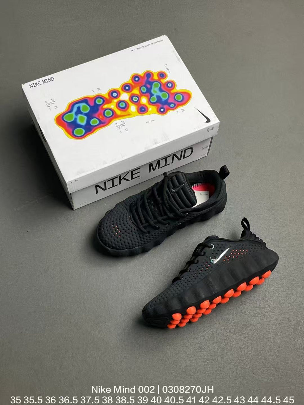 Nike Mind 002 Lace-Up Sneakers – Grey