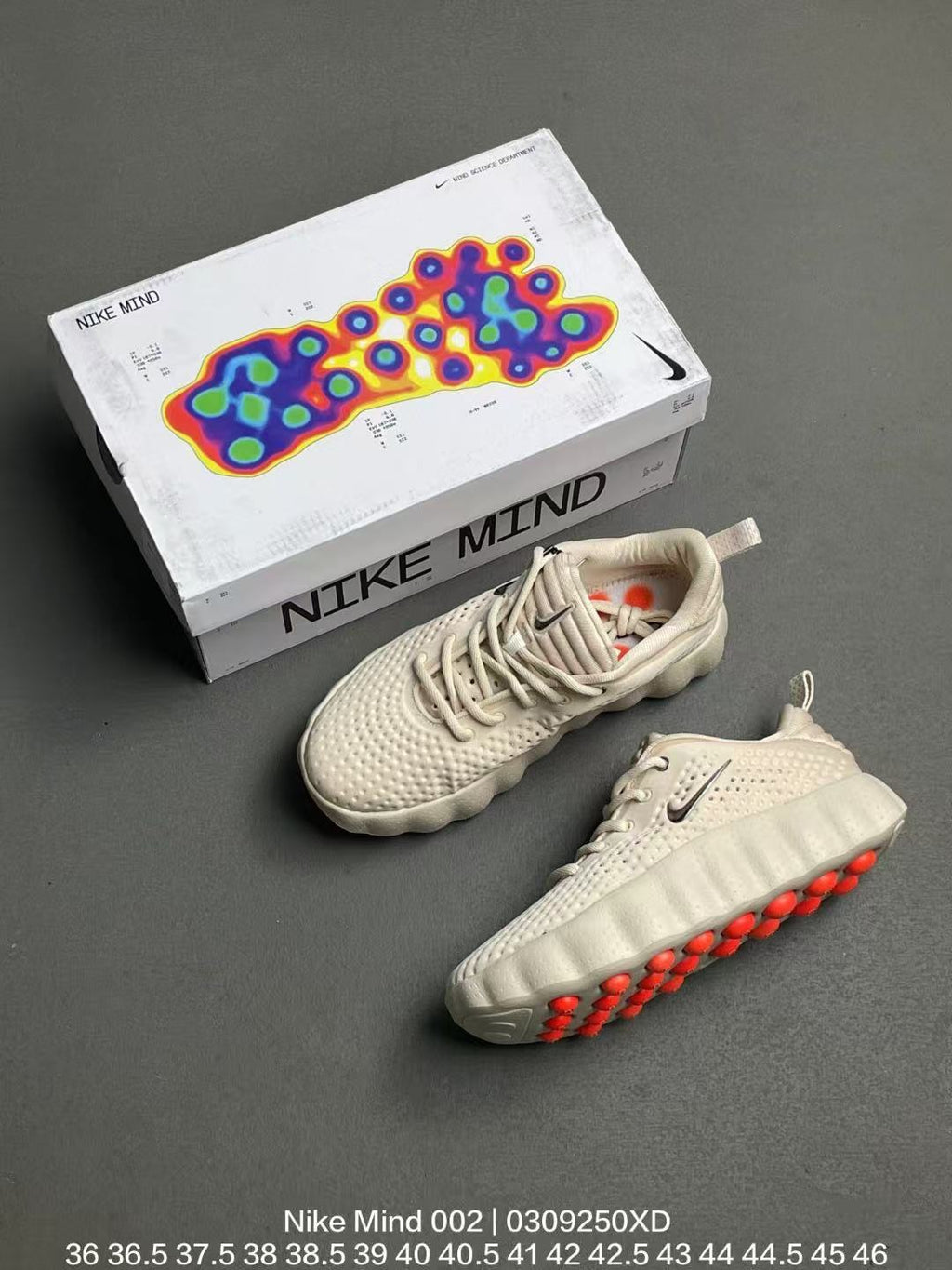 Nike Mind 002 Lace-Up Sneakers – Grey